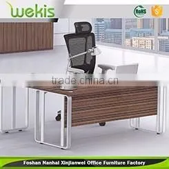 Black color modern office desk executive ceo desk glass office table in office furniture