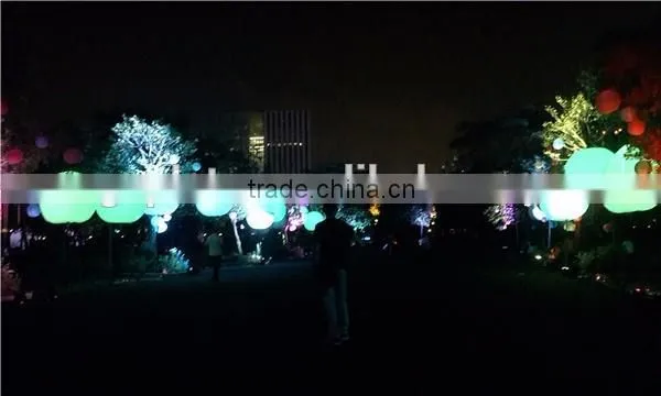 electric run show inflatable standing balloon,led inflatable helium balloon with standing