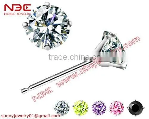 Fashion hand made ear rings, 925 sterling silver jewelry