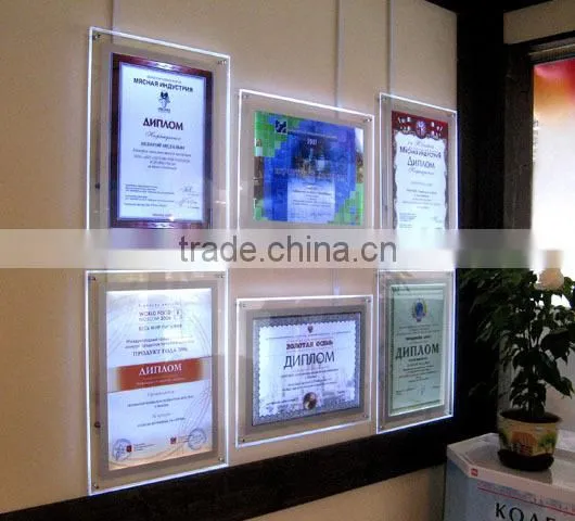 advertising led light photo frame