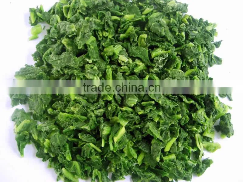 We are supply good quality IQF frozen Spinach Cut BQF