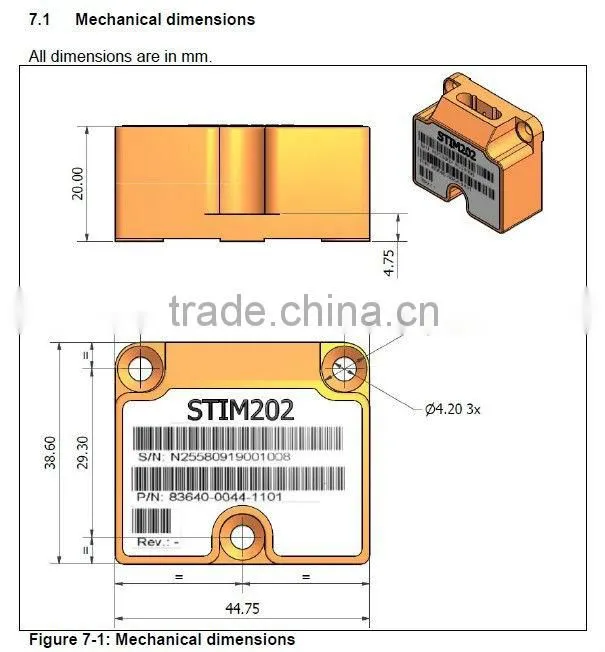 SENSON OR Brand STIM202 Multi-Axis Gyro Module Excellent performance in vibration and shock