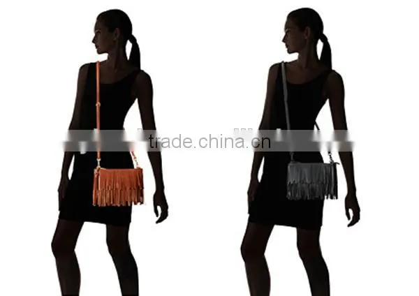 Fringe Tassel PU Leather Messenger Bag