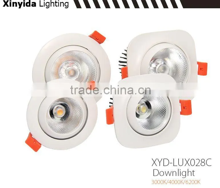 Trending hot products adjustable cob 2016 new led down light