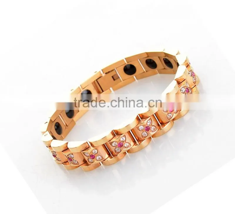Fate Love Health Care Magnetic Energy Bracelet Tungsten Steel 7.48" Length Adjustable Tungsten Bangle Bracelet