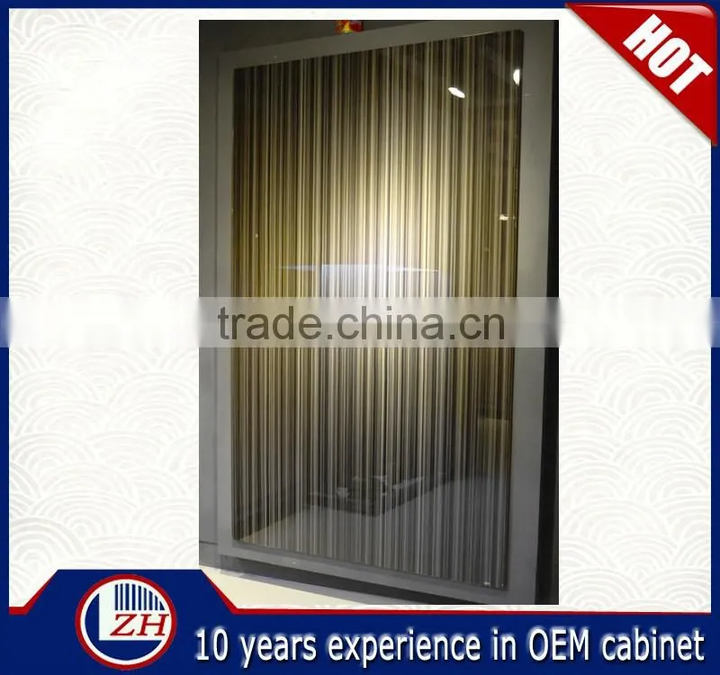 Factory E1 E2 wood grain mdf board uv mdf board