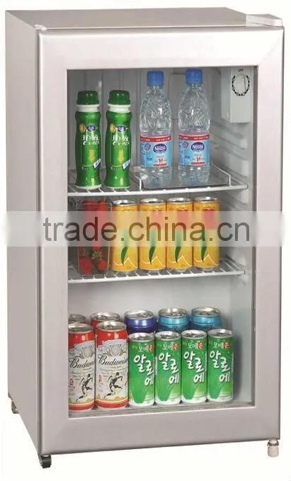 solid door mini bar 220-240V 70L thermoelectric single door Mini refrigerator with CE certification