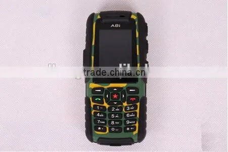 Outdoor phones A8i Dustproof Mobile Phone Dual SIM Cards Shockproof And Dustproof Waterproof GSM 4 band CellPhone