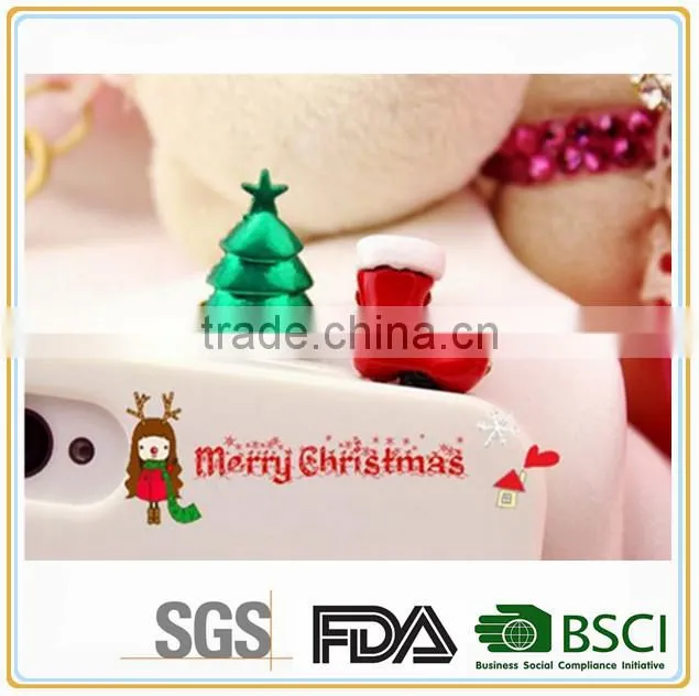 2015 Christmas gift wholesale dust plug