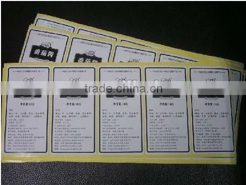Adhesive sticker in roll