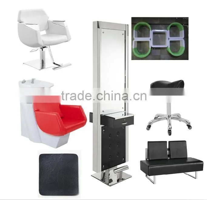5 seaters black waiting chairs K107