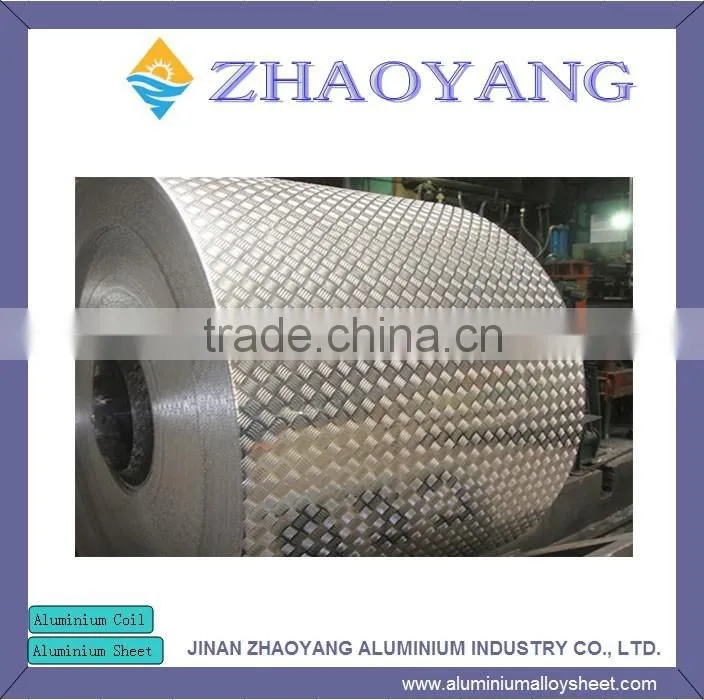 High Quality embossed 5 bars 2mm 3mm aluminum sheet aluminum plate