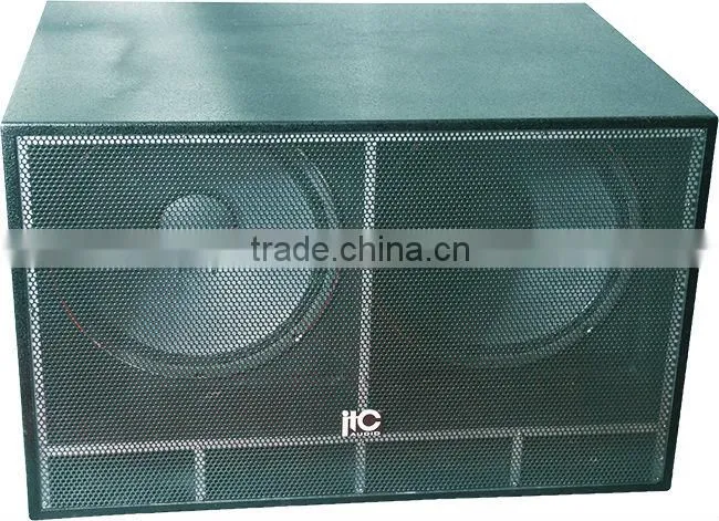 Professional Audio dual 18 inch 1000W Subwoofer speaker