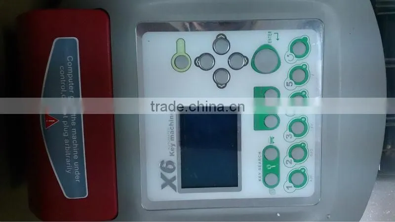 the newest X6 automatic key cutting machine with best quality .