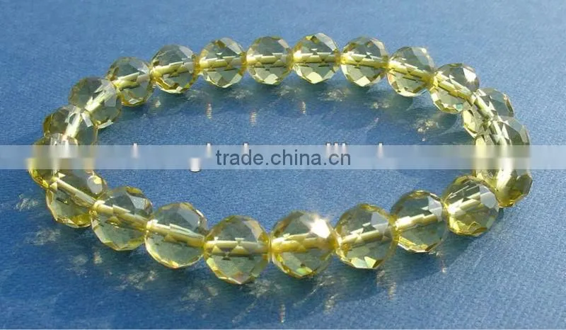 AAA high quality clear cube style crystal beads