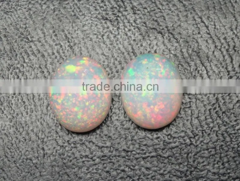 LOT 12.7 caret Opal cabochon color Play or fire opal Cabs with 9x11mm