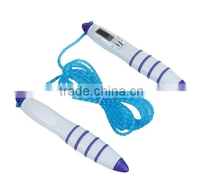 Electric LCD Calorie Jump Rope, Fitness Sports Digital LCD Calorie Counter Timer Jumping Rope