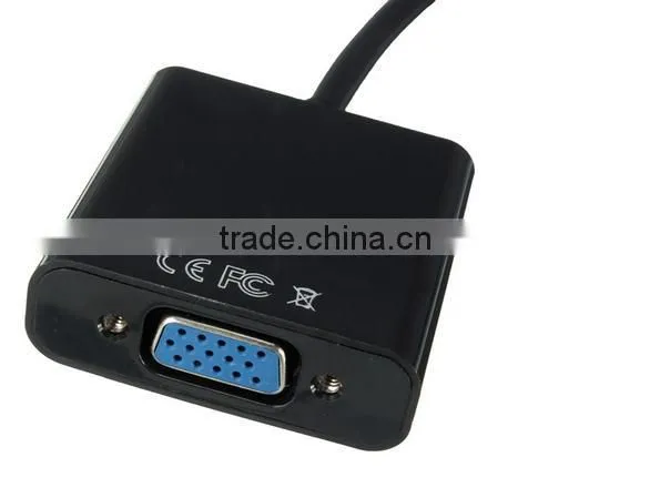 1080P Display Port DP Male to VGA Female Adapter Display Port Converter Connectors Cable v1.1