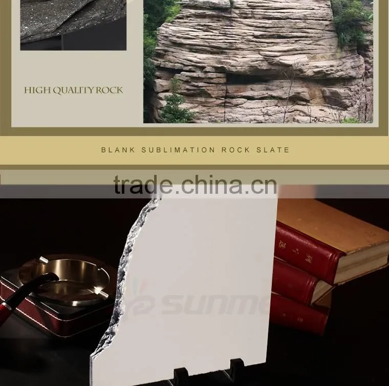 Sunmeta SH33 L30*H30*W0.9CM blank left opening sublimation slate rock pictures