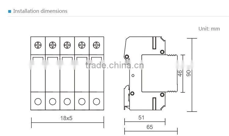 Lightning Rod Prices CCTV Surge Protector(SP-T2-385-M)