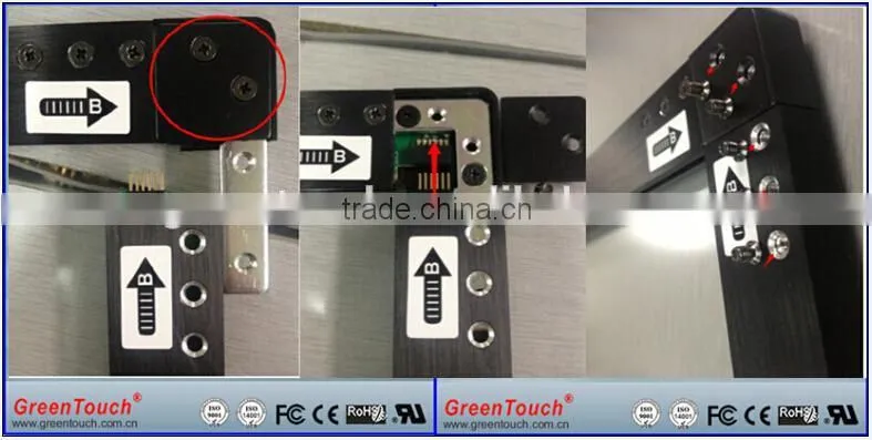 84 inch 2points ,4points ,6points infrared/IR touch screen frame with best quality