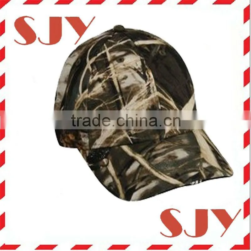 charming super brightness flashing 3-LED cotton camouflage cap