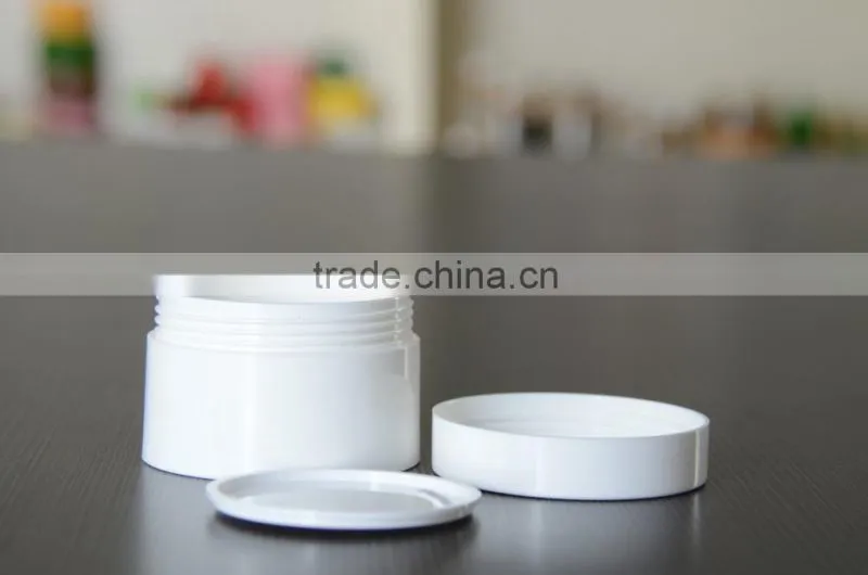 white color Large PP Plastic Cream Jars 200g 250g 500g