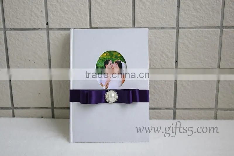 Hardcover custom Wedding Guest Book
