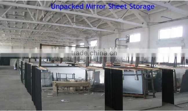 1mm thickness mirror glass, 610*930*1mm mirror glass manufacturer,1mm clear mirror glass sheet