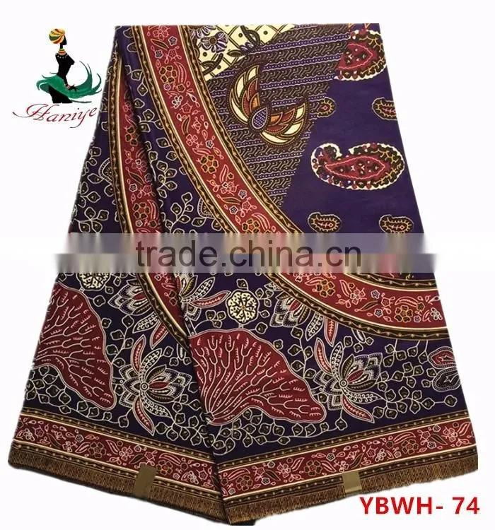 African Fabric For Sale Wax Prints Cotton Fabric for lady