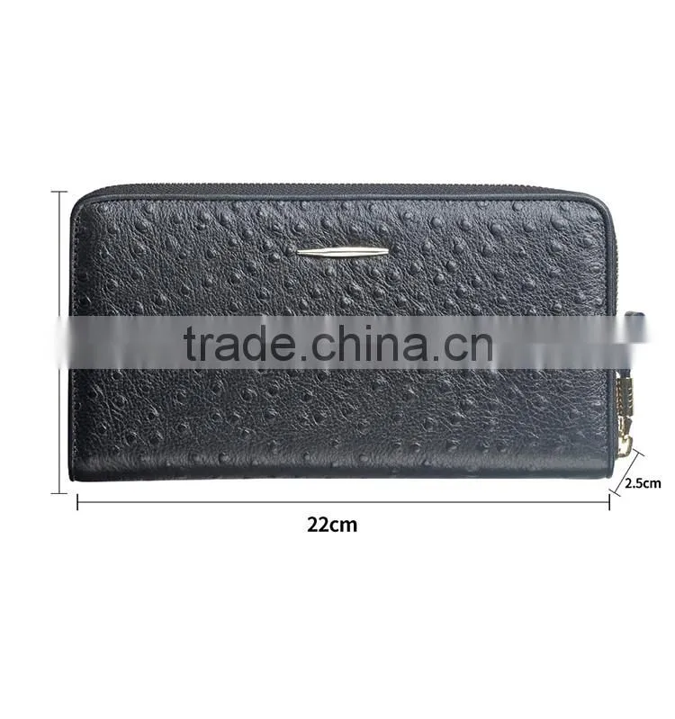 QIALINO RFID Blocking Wallet Genuine Leather wallet with lock handbag