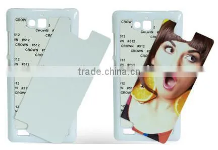 Printable sublimation heat transfer Flip mobile case for Iphone5C