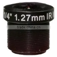 CN SUPERIOR 2015 new products fixed CCD/CMOS 1.27mm 1/4" f2.1 m12 wide lense cctv