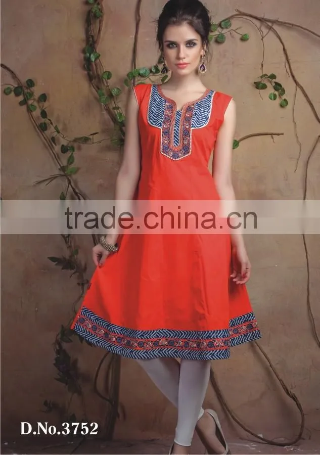 Pure Cotton Lahariya Style Printed Kurti