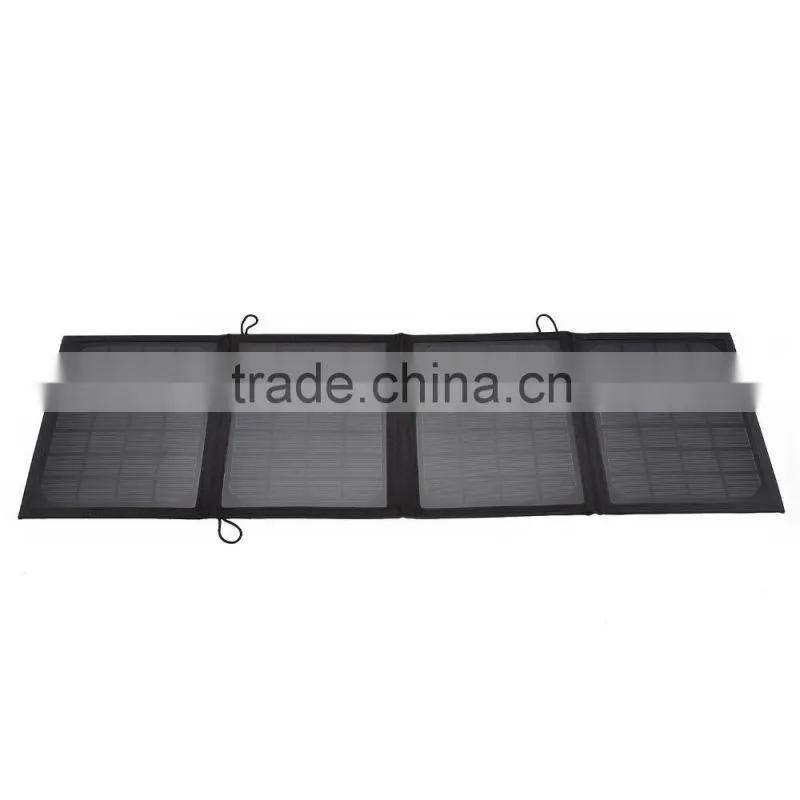 2016 new arrival 20W foldable outdoor camping emergency solar bag foldable solar panel for laptop