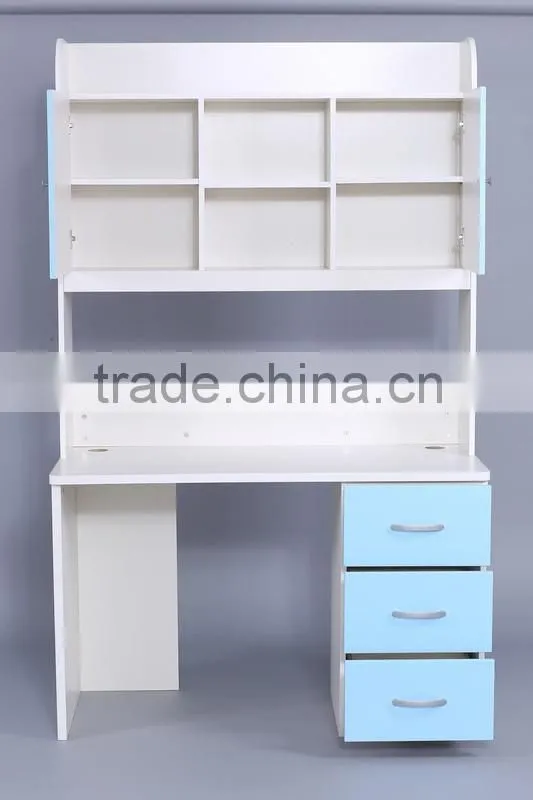 kid wooden classic study table storage computer PC