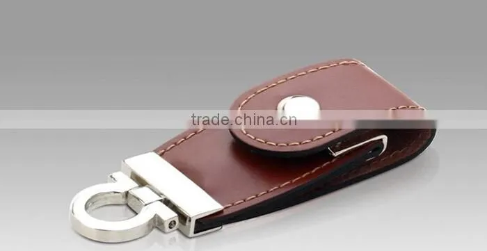 Hot Sale factory direct selling cartoon character usb flash drive Brand Custom Leather Can be printed logo