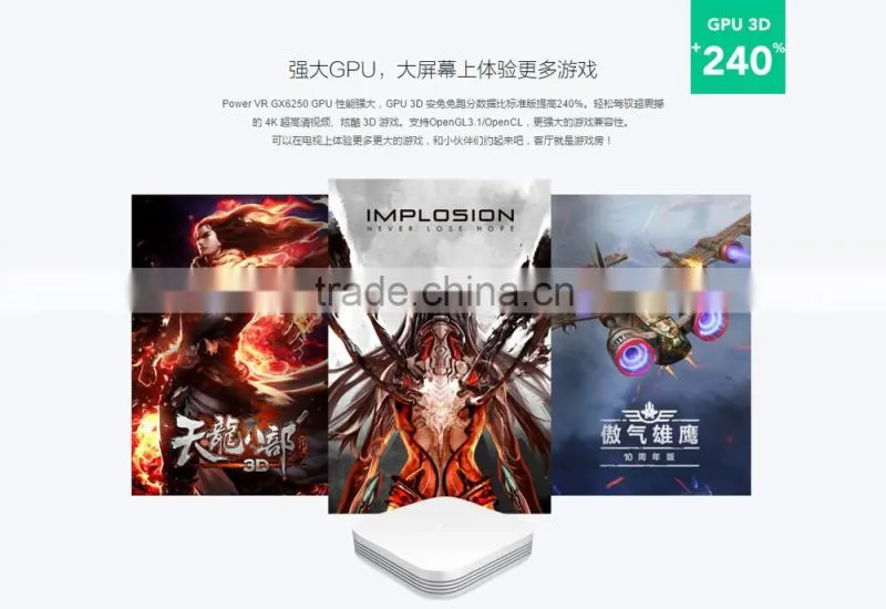 NEW 2016 Original XIAOMI Mi BOX 3 Enhanced TV BOX 3 Pro 4K MT8693 2-core 64 2.0GHz 4K Media Player
