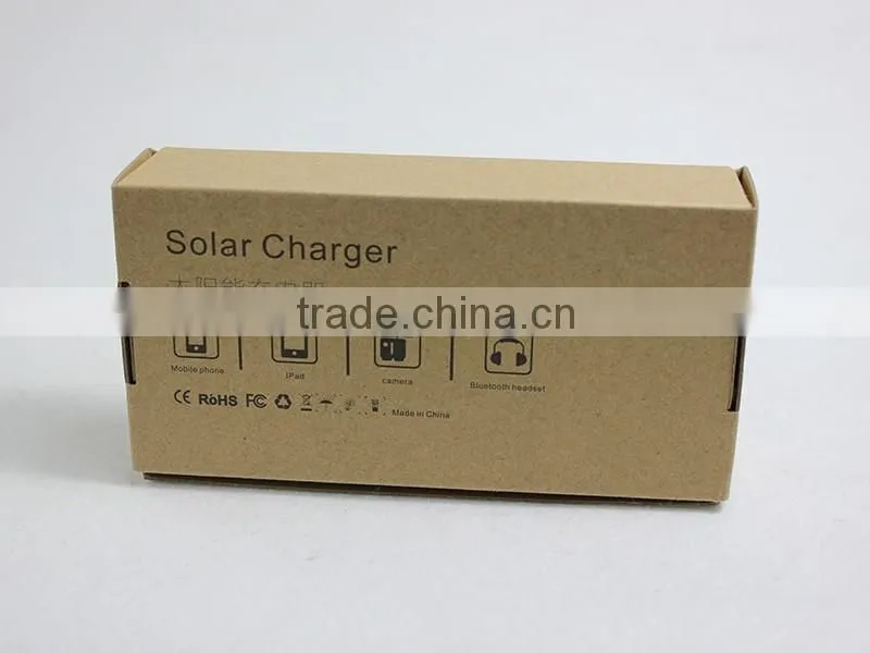 Hot waterproof 8000mah portable solar power charger for samsung mobile phone