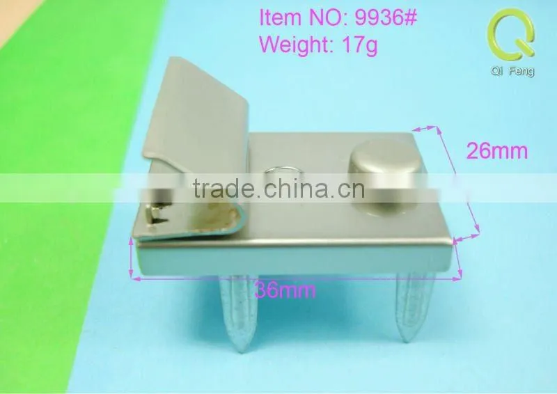 qifeng fashion hardware bag iron breafcase lock 9936#