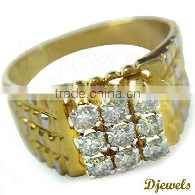 Diamond Gold Latest Gold Rings, Diamong Gents Wedding Rings, Diamond Engagement Jewellery