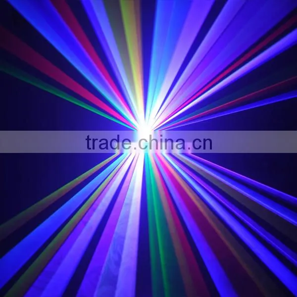 Multi color laser light show dj light