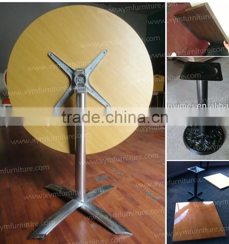 Wood Folding Bar Table For Coffee Shop