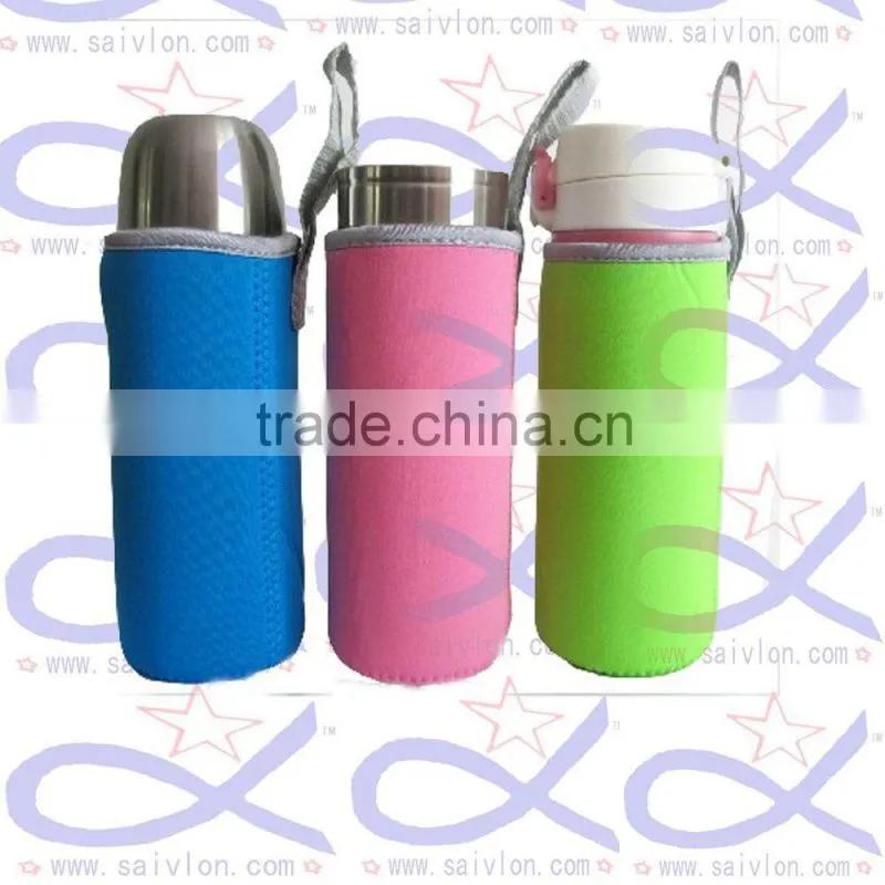 elegant neoprene vaccum cup bottle cooler holder