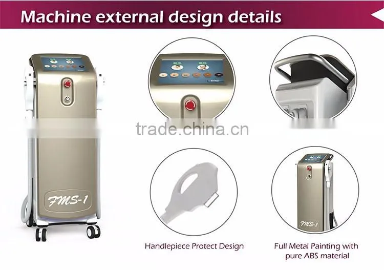 Professional 2016 newest Minimalism HR SR two probe stainless head ipl hair removal machine