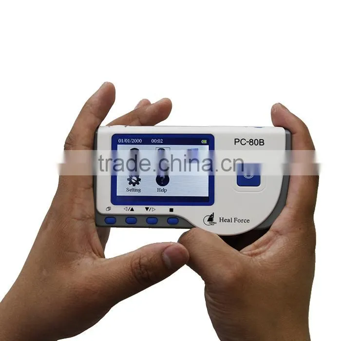New arrival .Portable / Handheld Color Screen ECG EKG Heart Monitor PC-80B model -Maggie