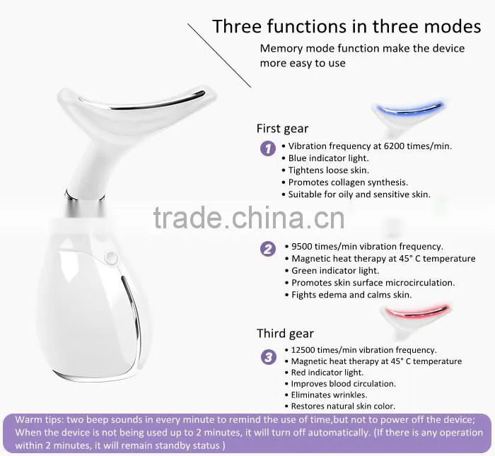 Ms.W High Quality Vibrating Perfect Health Neck Massager Neck Skin Care Tools