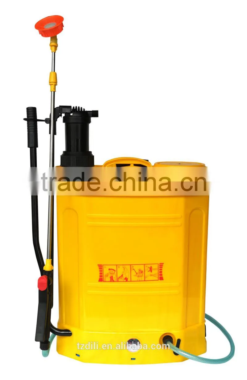 16L Agricultural Adjustable Hand-touching Electric Backpack Sprayer,Hand and Electric Operated 2 in 1 Agriculture Sprayer