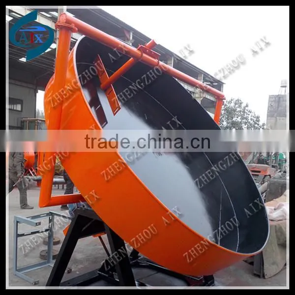 High capacity organic fertilizer granulation machine/pan granulator/disc granulator for hot sale