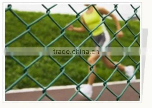 sports field fencing application chain link fence